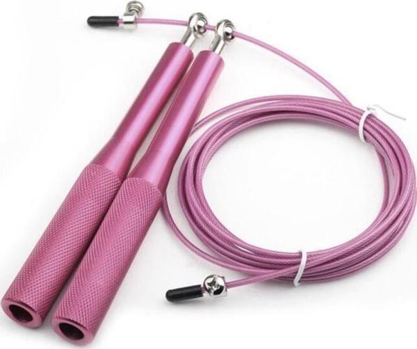 Gymo Alüminyum Egzersiz Antrenman Atlama İpi Pembe - Image 1