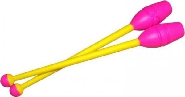 Gymo Birbirine Bağlanabilir Ritmik Cimnastik Labut 36.5cm Pembe-Sarı - Image 1