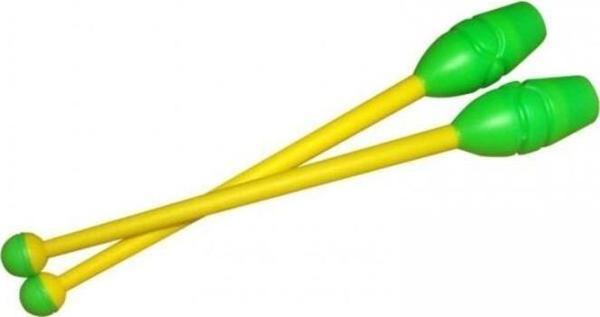 Gymo Birbirine Bağlanabilir Ritmik Cimnastik Labut 36.5cm Yeşil-Sarı - Image 1