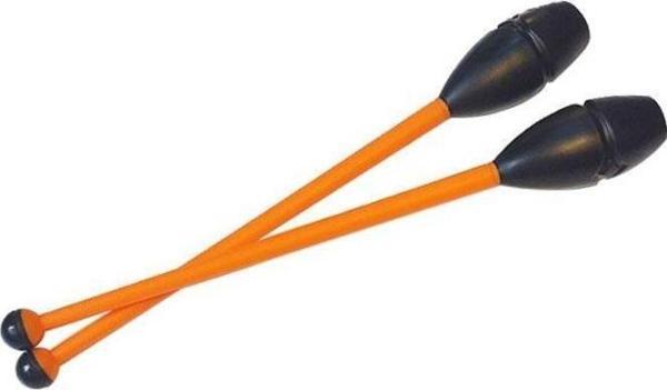 Gymo Birbirine Bağlanabilir Ritmik Cimnastik Labut 41cm Siyah-Turuncu - Image 1