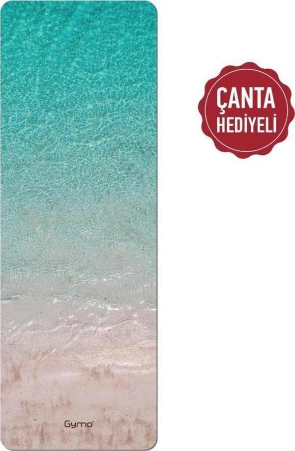 Gymo Pro Series Süet 7mm TPE Yoga Matı Pilates Minderi Azure - Image 1