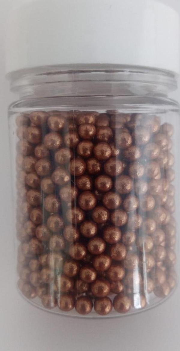 DEKORATİF ŞEKER BONCUK BRONZ 40 GR (PASTALND) - Image 1