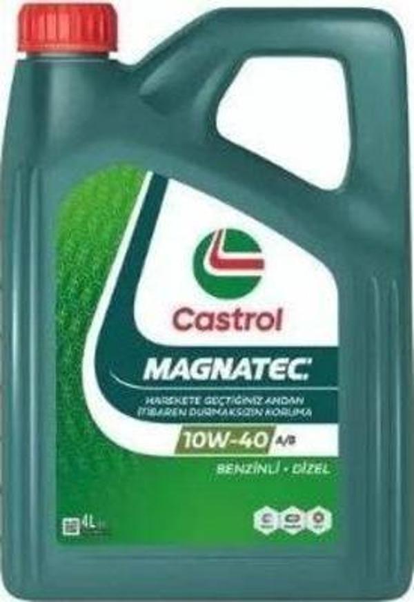 Castrol Magnatec 10W-40 A3/B4 Benzinli Araçlar için 4 Litre Motor Yağı (Üretim Yılı: 2024) - Image 1