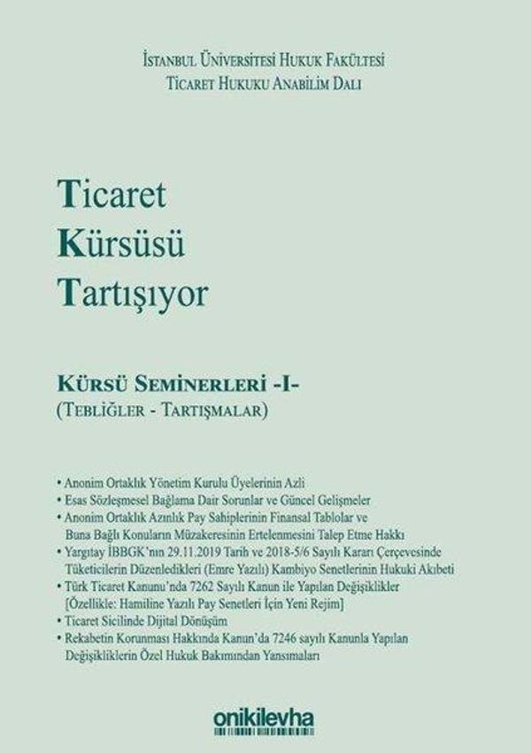 Ticaret Kürsüsü Tartışıyor: Kürsü Seminerleri 1 (Tebliğler ve Tartışmalar) - On İki Levha Yayıncılık - Image 1