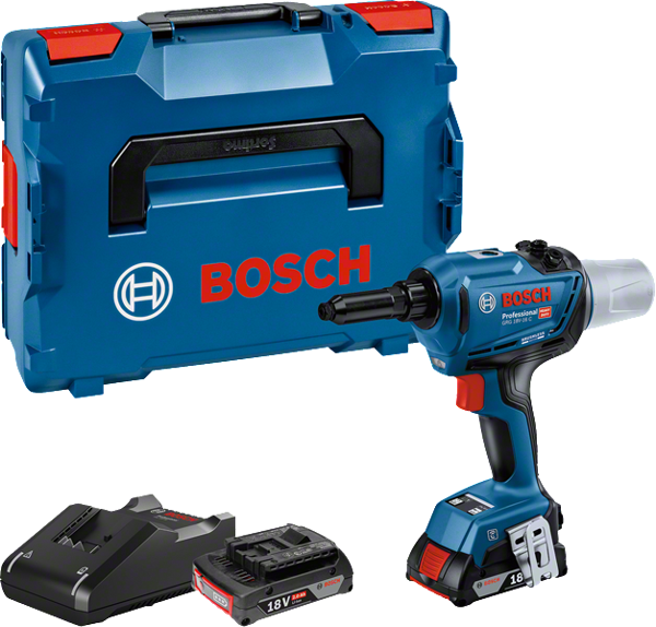 Bosch Professional GRG 18V-16 C (2x4,0 Ah,L-BOXX) Akülü Perçin Tabancası - Image 1