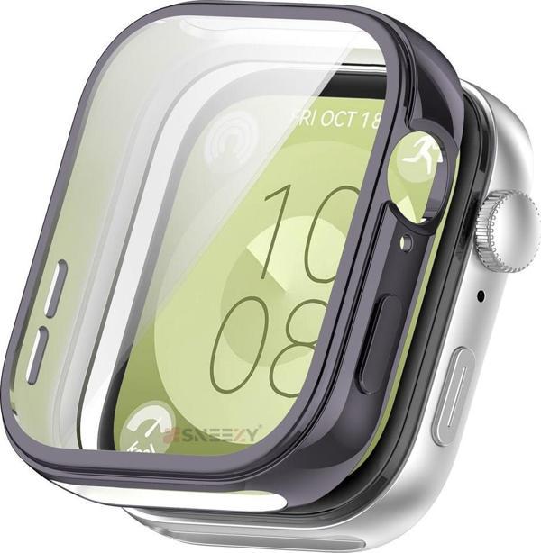 Huawei Watch Fit 3 Uyumlu Yumuşak Silikon 360 Tam Koruma Kasa ve Ekran Koruyucu - Image 1