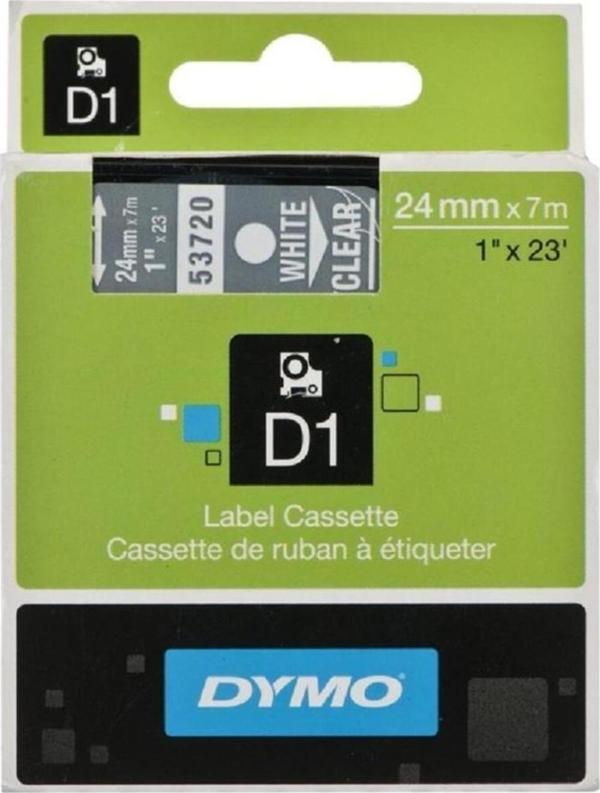Dymo D1 Şerit 24 Mm X 7 Metre Sarı / Siyah 53718 - Image 1