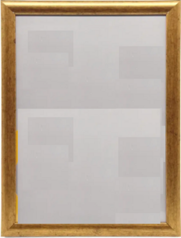 Ekstrafix PVC Çerçeve A4 Altın İç Ölçüleri 21x30 Cm - Dış Ölçüleri 25x33 Cm Fix-Ça05 - Image 1