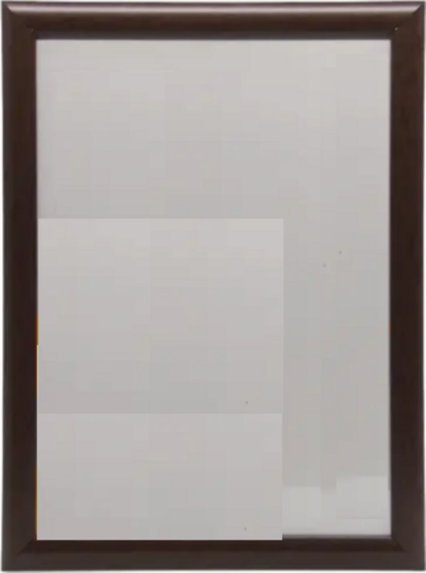 Ekstrafix PVC Çerçeve A4 Ceviz İç Ölçüleri 21x30 Cm - Dış Ölçüleri 25x33 Cm Fix-Çc03 - Image 1