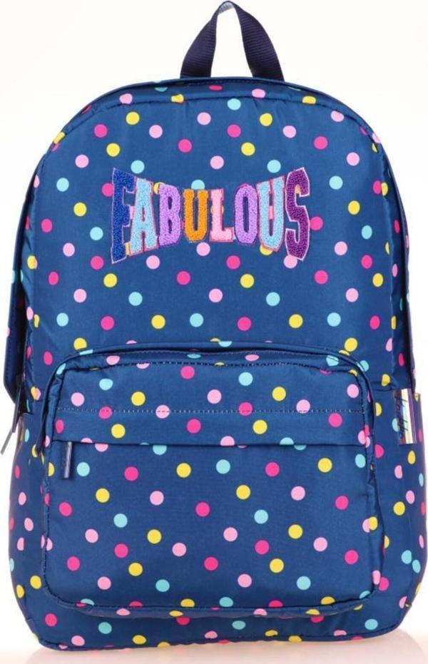Kaukko Punch Okul Sırt Çantası Navy Blue K1737 - Image 1