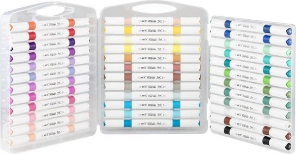 Rich Art-X Acrylic Marker Duo Marker Çift Uçlu Su Bazlı Boyama Kalemi 36 Renk Set 18058 - Image 1