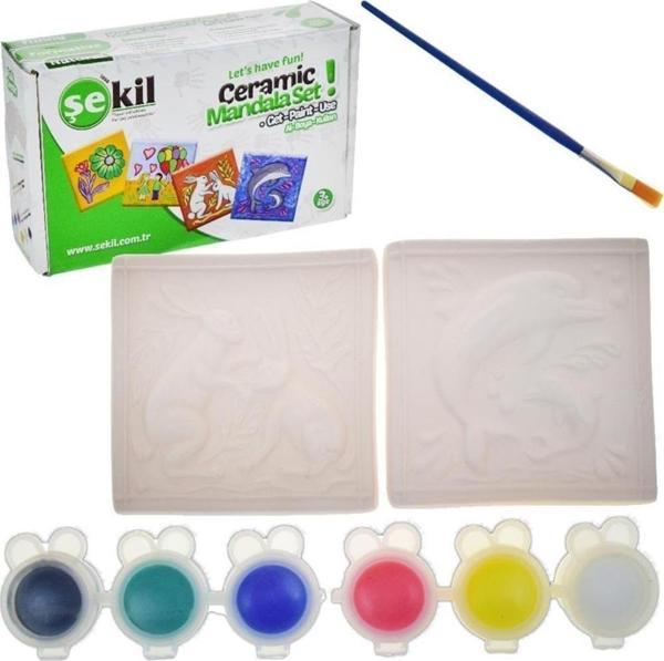Şekil Seramik Mandala Seti - Image 1