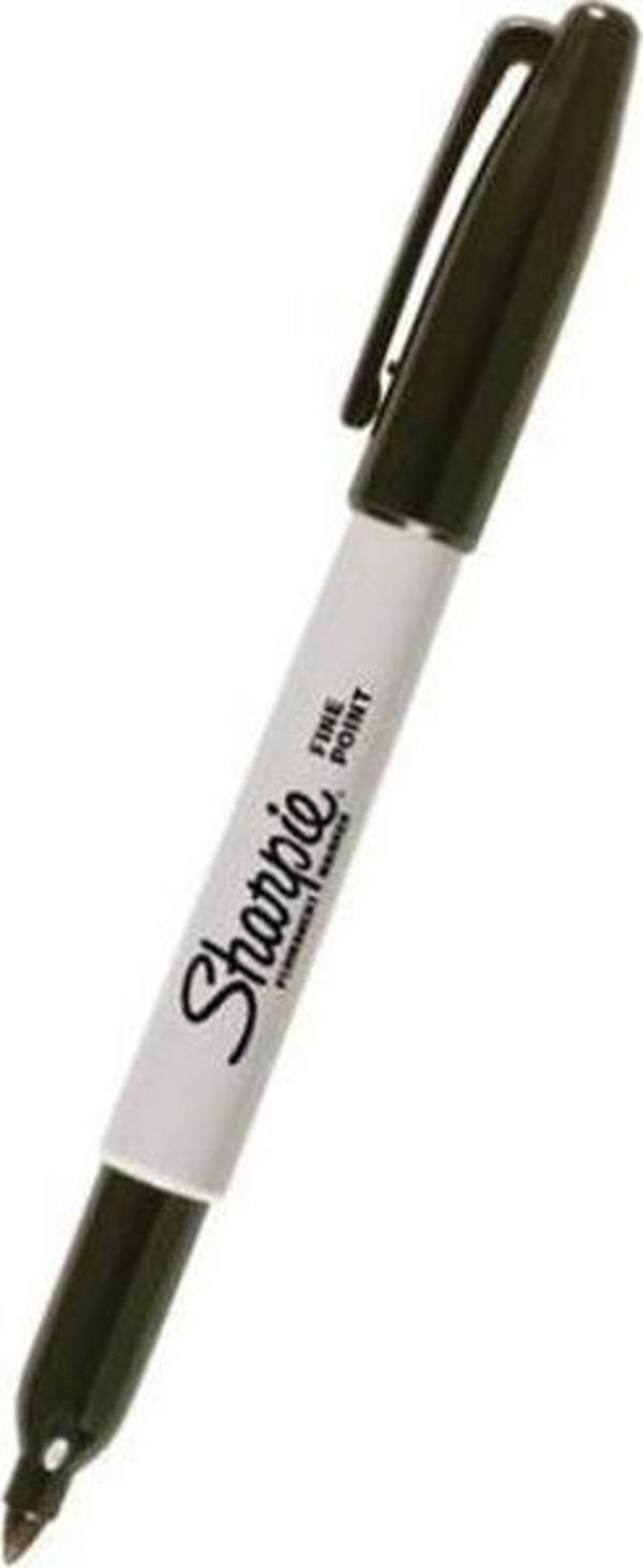 Sharpie Fine Permanent Markör Kalem Yuvarlak Uç Siyah s0810930 (12 Li Paket) - Image 1