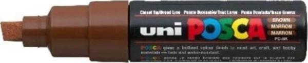 Uni-Ball Posca Su Bazlı Boyama Kalemi 8.0 Poster Markörü 8.0 Mm Kahverengi pc-8k (6 Lı Paket) - Image 1