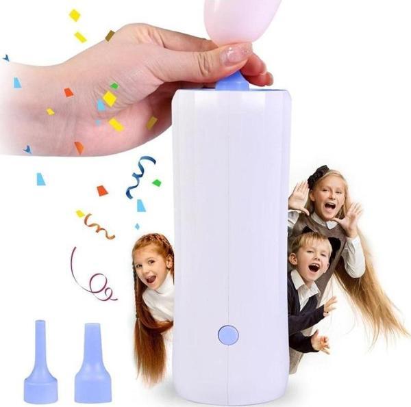 1PCS VIP SAUSAGE BALLOON ELECTRIC BALLOON PUMP VIP KALİTE ELEKTRİKLİ SOSİS BALON POMPASI  2 APARATLI - Image 1