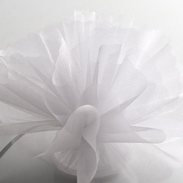 27 METREX70 CM BEYAZ SÜSLEME TÜLÜ BEYAZ TÜL ARABA ÇİÇEK DÜĞÜN DEKOR TÜL WHİTE DECORATION TULLE - Image 1