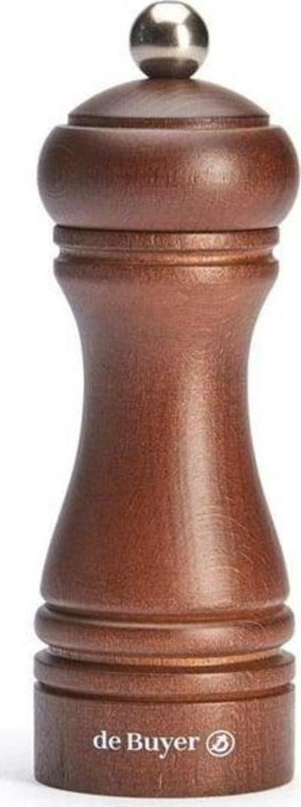 De Buyer Baharat Değirmeni Koyu Ahşap 14 cm - Image 1