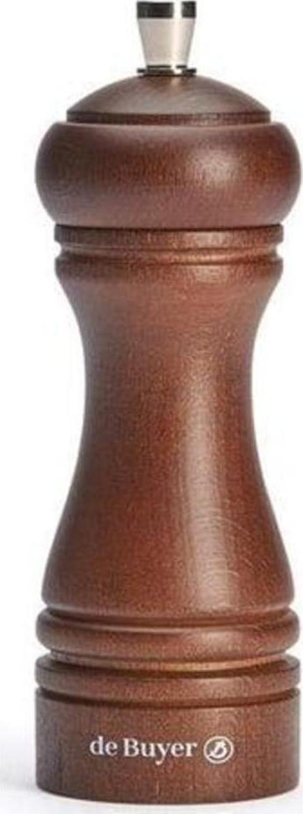 De Buyer Karabiber Değirmeni Koyu Ahşap 14 cm - Image 1