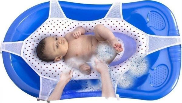 Sevi Bebe Lüks Bebek Banyo Filesi Art-689 Bordo Puantiye - Image 1