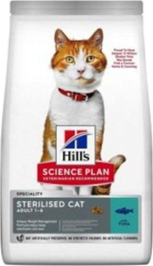 Hill's Sterilised Ton Balıklı Kısırlaştırılmış Yetişkin Kedi Maması 10 Kg - Image 1