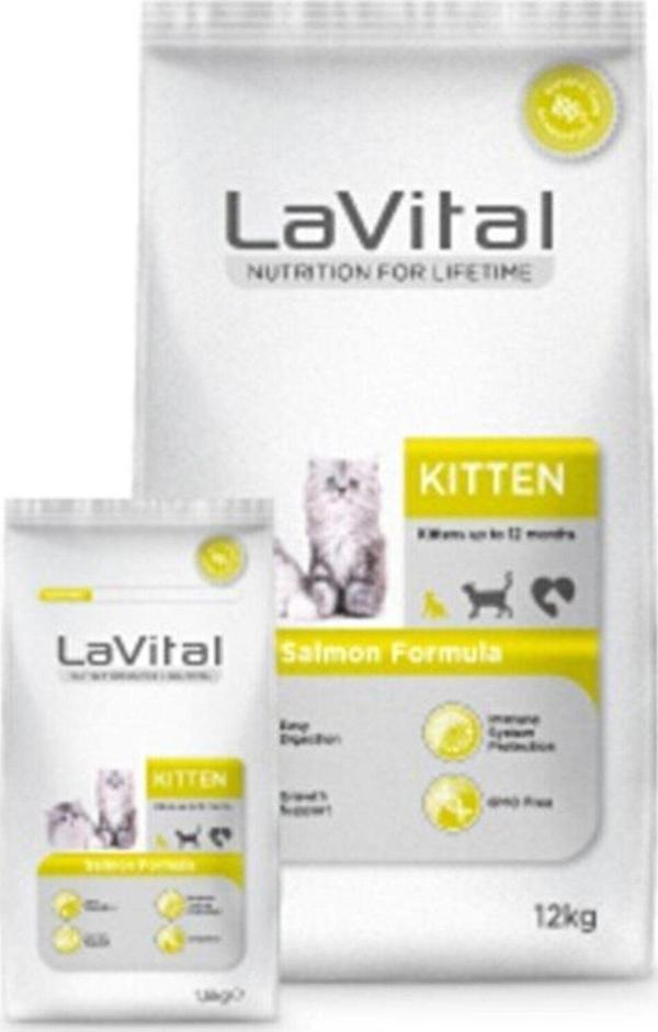 LaVital Kitten Salmon Somonlu Yavru Kedi Maması 1,5 Kg - Image 1
