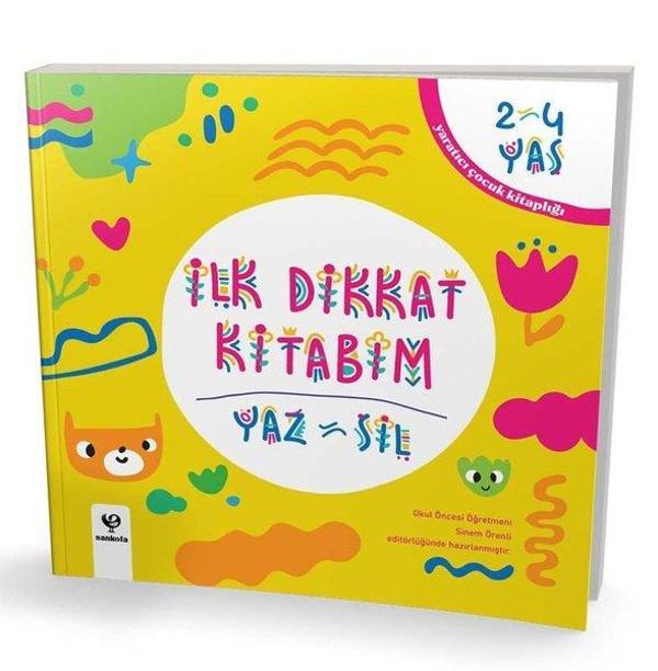İlk Dikkat Kitabım - Yaz Sil - Sankofa Yayınları - Image 1