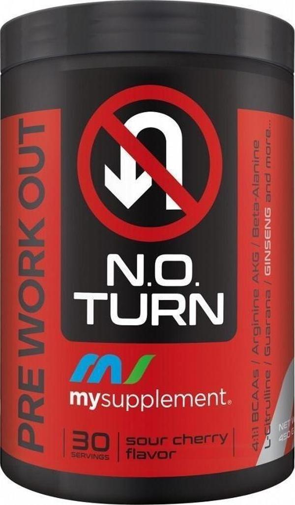 Mysupplement Preworkout N.O.Turn Vişne 450g - Image 1
