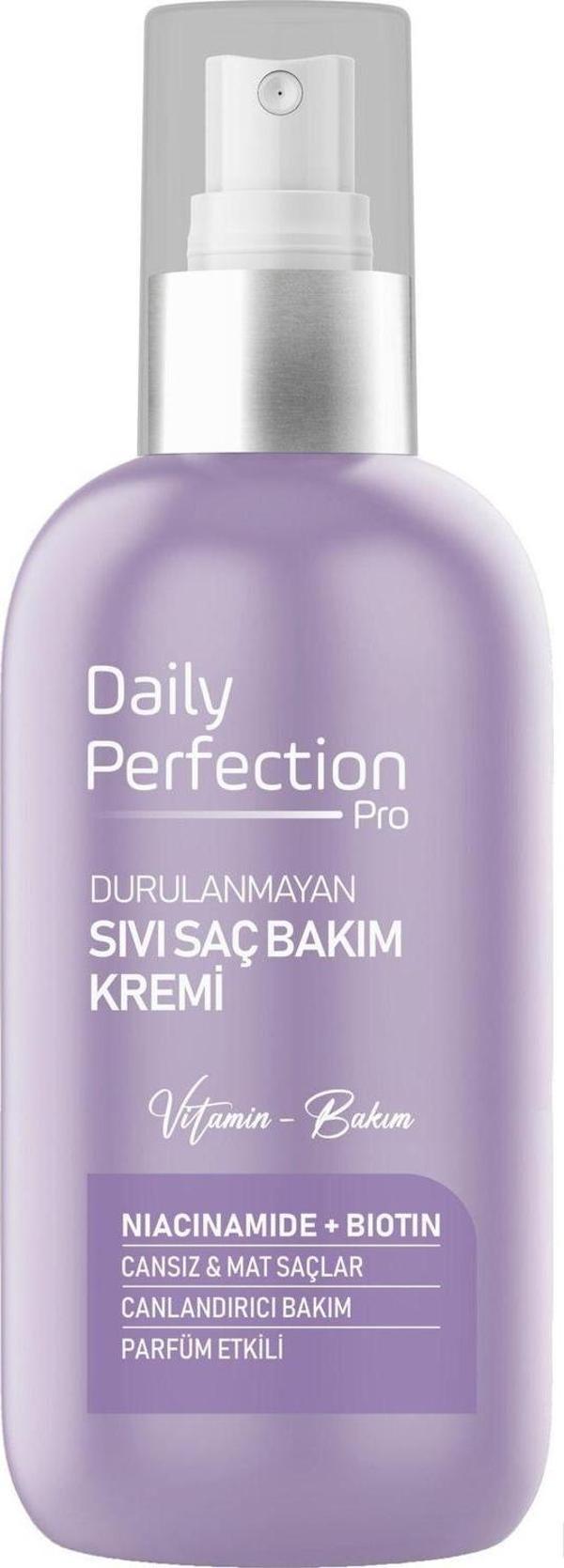Daily Perfection Pro Canlandırıcı Bakım Vitamin B3 & Vitamin B7 İçerikli Sıvı Saç Bakım Kremi 200 Ml - Image 1