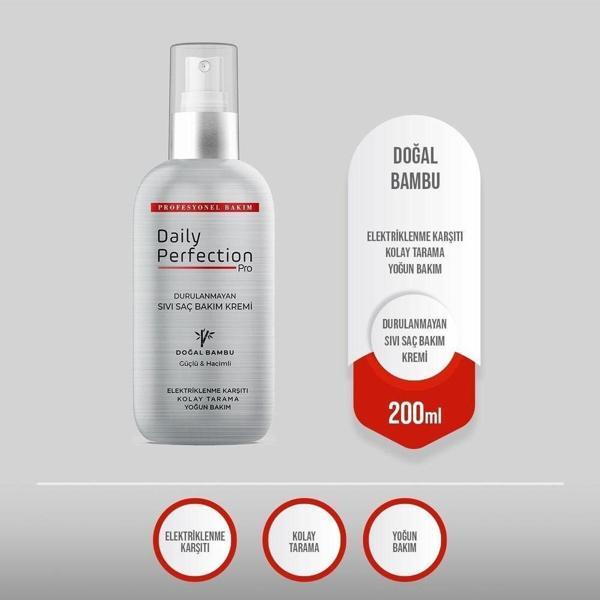 Daily Perfection Pro Detox Sıvı Saç Kremi - Doğal Bambu 200 Ml - Image 1