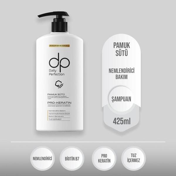 Dp Daily Perfection Şampuan 425 Ml Pamuk Sütü Ve Buğday Proteini - Image 1