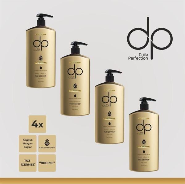 Dp Daily Perfection Şampuan Çam Terebentin 800 Ml 4 Adet - Image 1