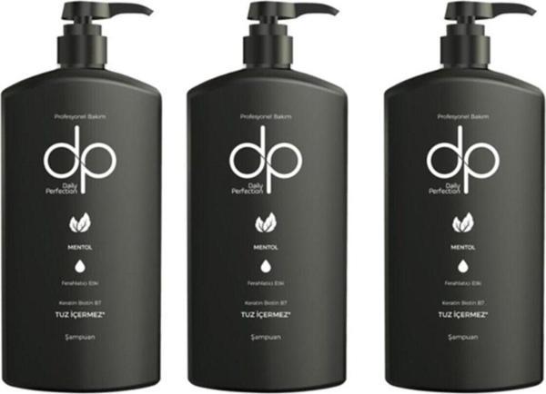 Dp Daily Perfection Tuzsuz Şampuan Mentol Ferahlatıcı Etki 3 Adet 800 Ml - Image 1