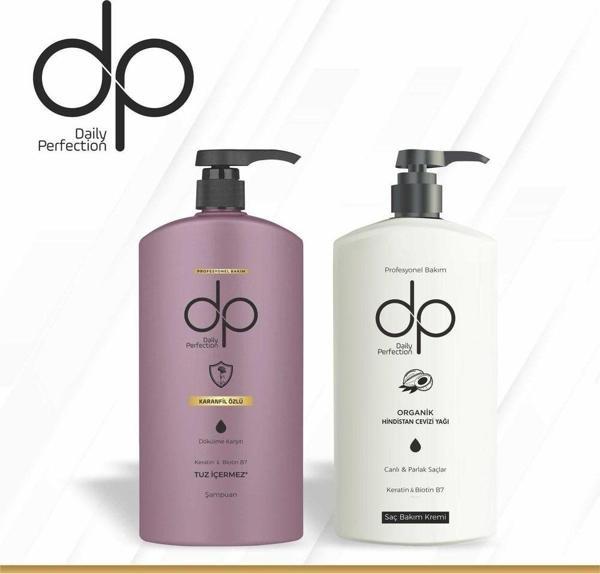 Dp Karanfil Özlü Şampuan 500 Ml + Organik Hindistan Saç Kremi 500 Ml Set - Image 1