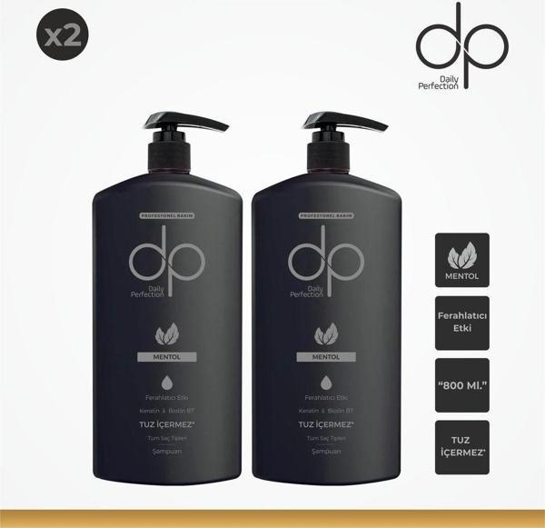 Dp Şampuan Mentol Ferahlatıcı Etki 2 X 800 Ml - Image 1