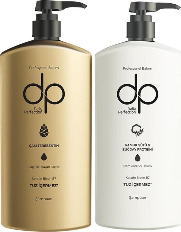 Dp Daily Perfection Çam Terebentin Ve Buğday Özlü Şampuan 2X800 Ml - Image 1