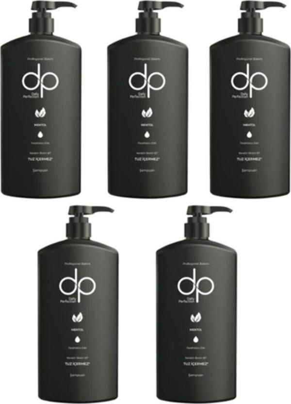 Dp Daily Perfection Erkeklere Özel Mentol Ferahlatıcı Etki Tuzsuz Şampuan 5 Adet 800 Ml - Image 1