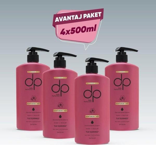 Dp Daily Perfection Kantaron Yağı Tuzsuz Şampuan 4X500 Ml - Image 1