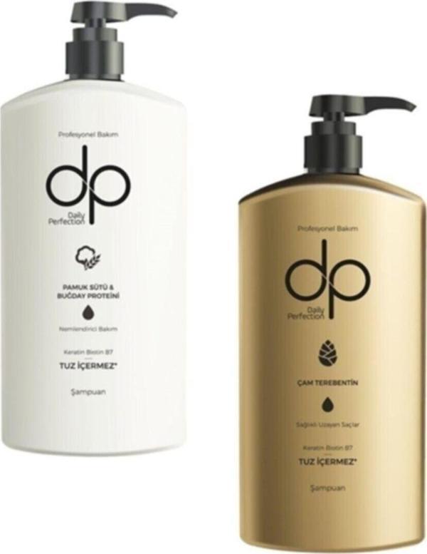 Dp Daily Perfection Pamuk Sütü + Çam Terebentin 800Ml Şampuan 800 Ml - Image 1