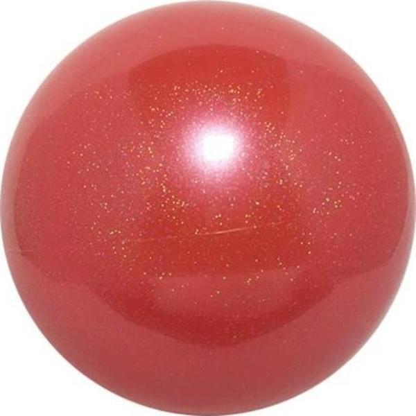 Gymo Cimnastik Topu 16cm Simli Kırmızı - Image 1