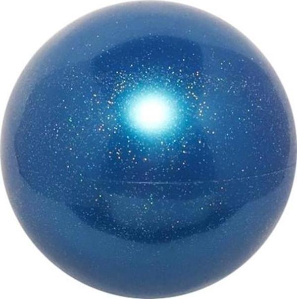 Gymo Cimnastik Topu 16cm Simli Mavi - Image 1