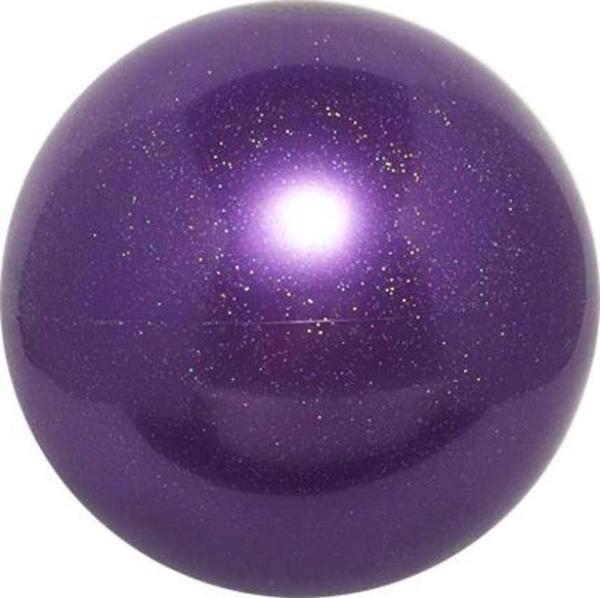 Gymo Cimnastik Topu 16cm Simli Mor - Image 1