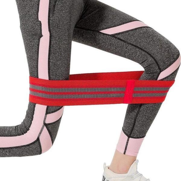 Gymo Hip Band Squat Egzersiz Kalça Direnç Bandı Kırmızı Medium - Image 1