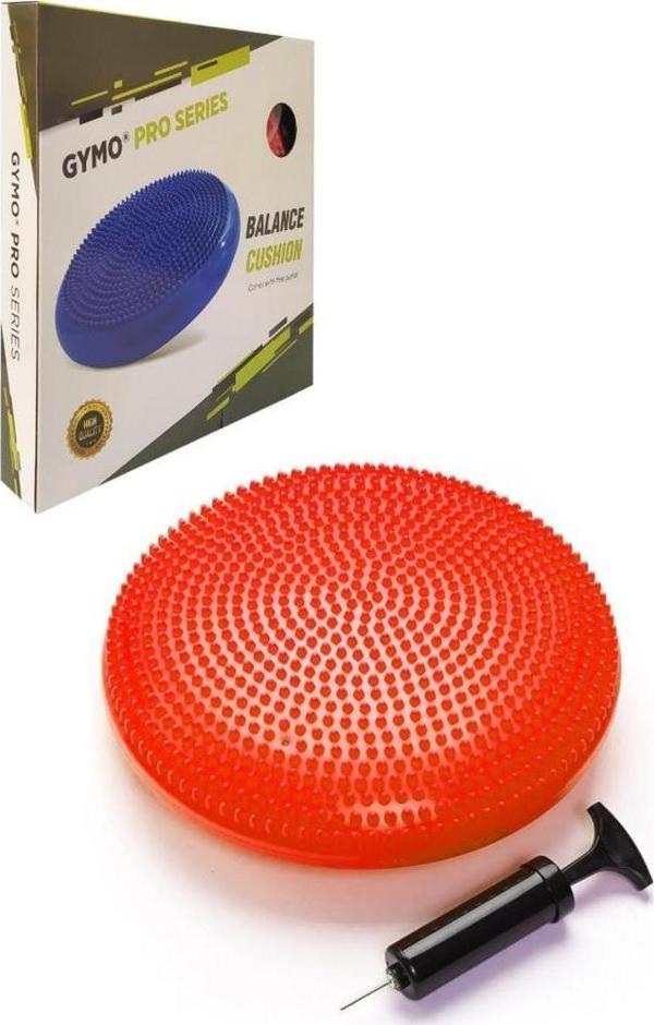 Gymo Pompalı Denge Yastığı Balance Disk Denge Pedi 33cm Kırmızı - Image 1