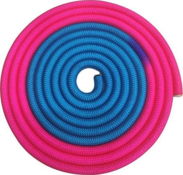 Gymo Sports Pro Series Cimnastik İpi Fosforlu Pembe&Mavi - Image 1