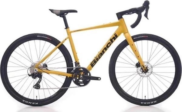 BIANCHI NIRONE7 SM DISC GRX610 ERKEK YOL YARIŞ BİSİKLETİ 470H HD 28 JANT 24 VİTES YELLOW MATT DARK GRAPHITE GLOSS - Image 1