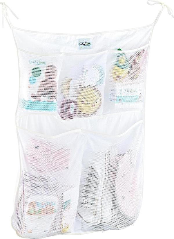 Babyjem Yatak Başı Organizer 555 Beyaz - Image 1