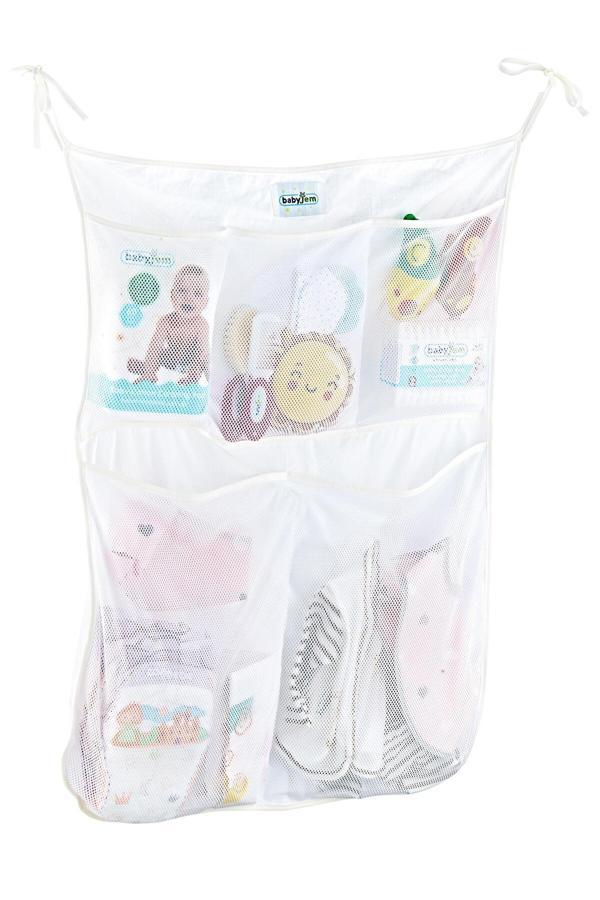 Babyjem Yatak Başı Organizer 555 Beyaz - Image 1