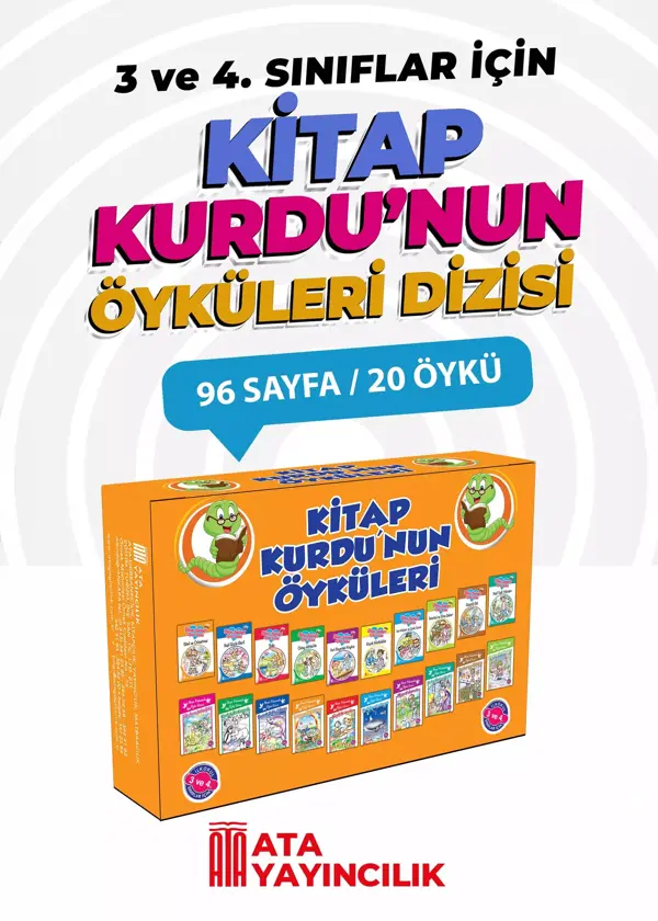 Kitap Kurdu'nun Öyküleri (3 ve 4. Sınıflar) - Ata Yayıncılık - Image 1