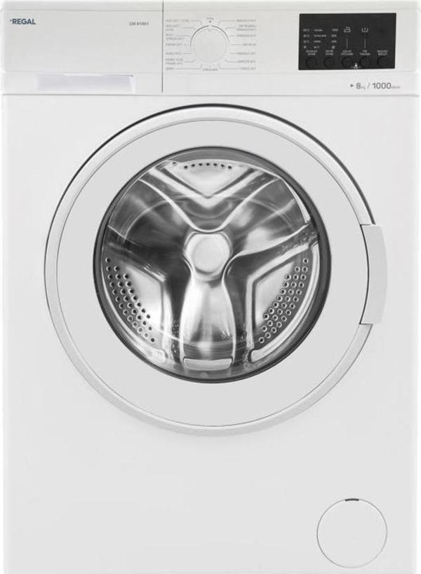 Regal CM 81001 D Enerji Sınıfı 8 Kg 1000 Devir Çamaşır Makinesi - Image 1