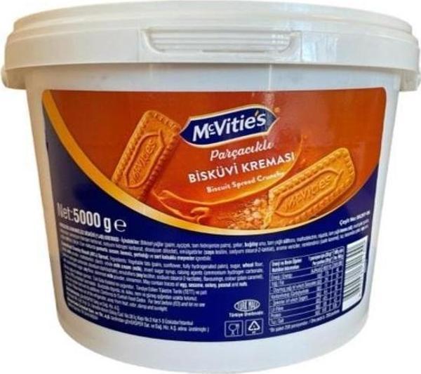 ÜLKER MCVİTİES BÜSKÜVİ KREMASI PARÇACIKLI (5KG) (pastaland) - Image 1